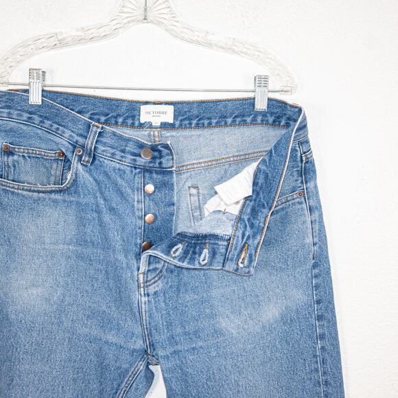 OCTOBRE Editions Men's Denim Jeans Blue washed size 33 - Picture 12 of 12